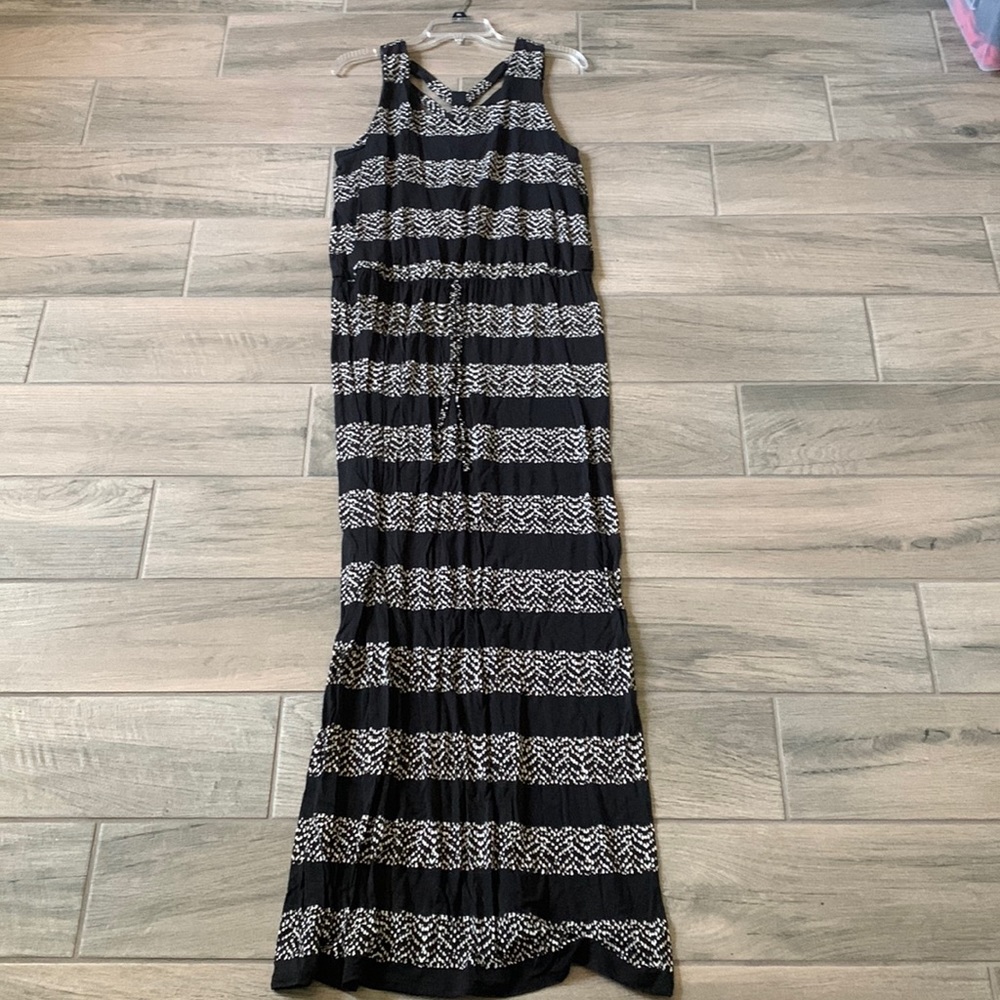24/7 stripe maxi dress